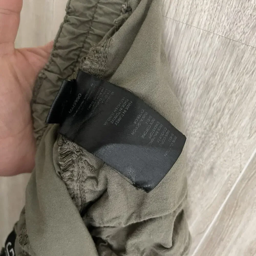 Urban Outfitters BDG Y2K Low Rise Green Cargo Pant Women's Medium Utility Baggy - Picture 16 of 16